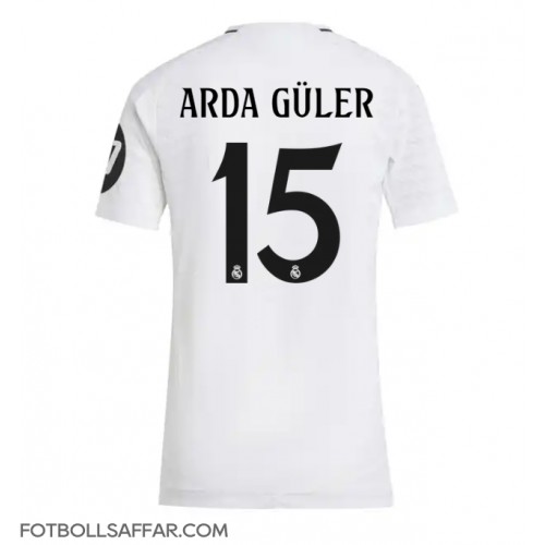 Real Madrid Arda Guler #15 Hemmatröja Dam 2024-25 Kortärmad